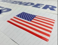 Contender Boat Logo Raised Domed 3D Decals 32" x 3.6" 2pcs.